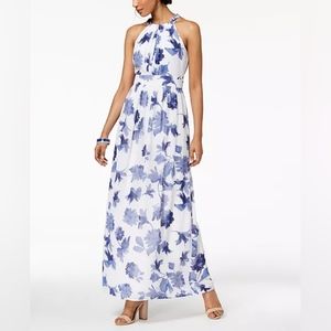 Nine West Floral Printed Maxi Dress - 10
